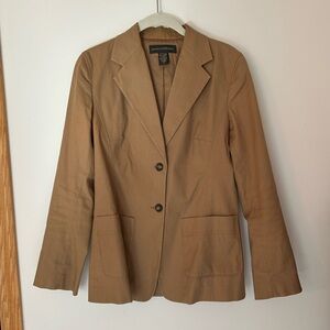 Banana Republic Camel Tan Classic Blazer Jacket